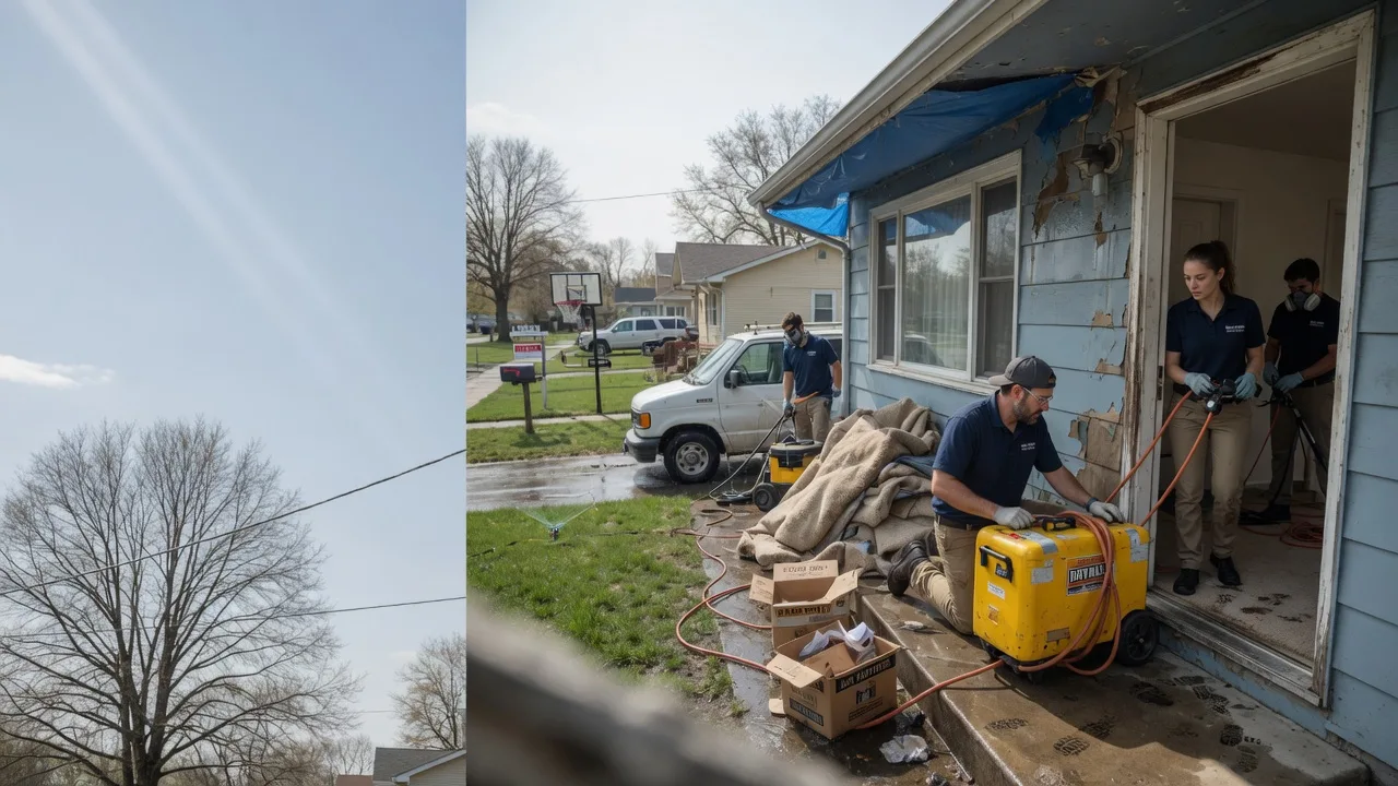 Basement Flood Cleanup in Saint Anne, IL near me